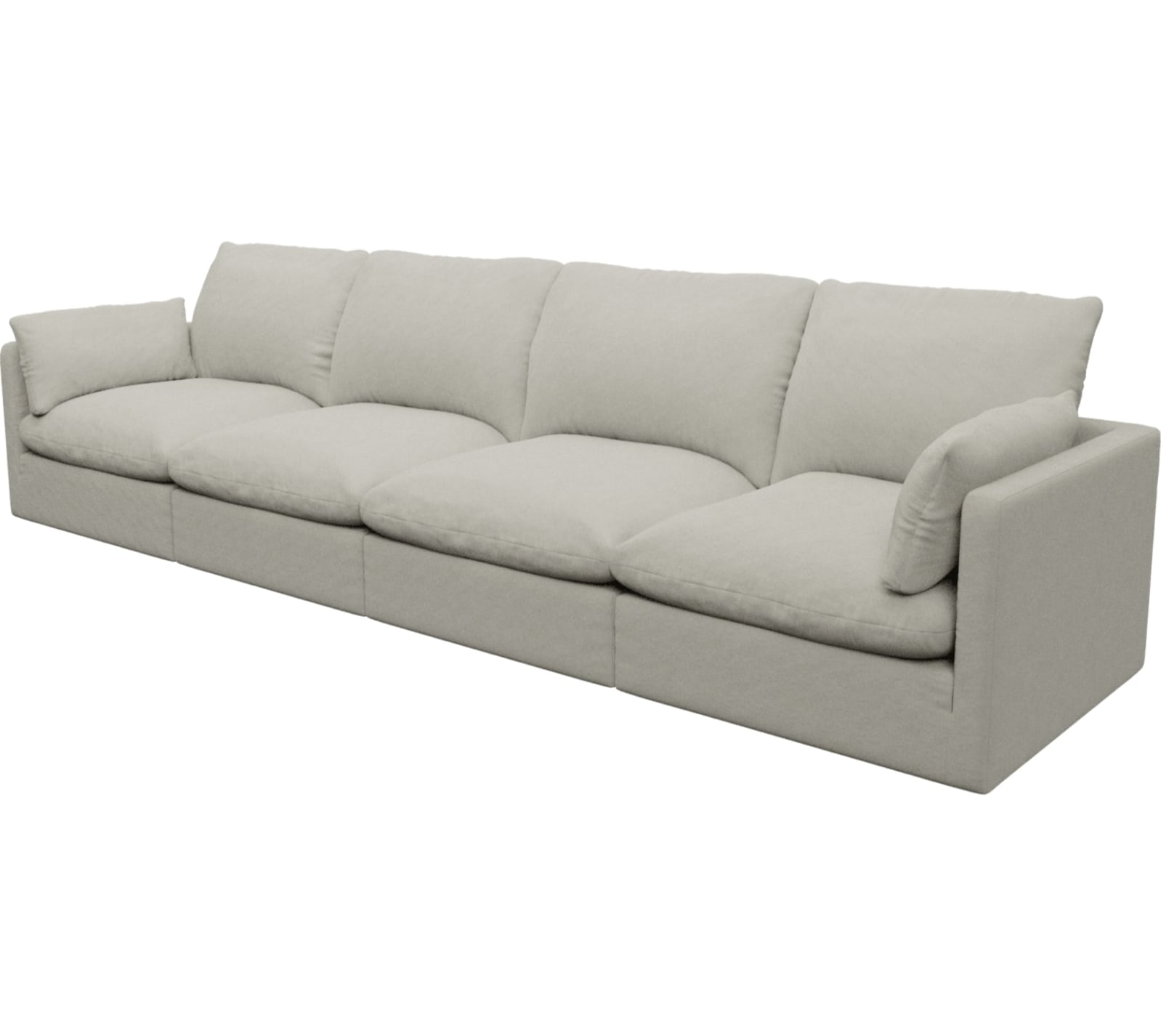 Willow California Ivory Modular Sofa - 4 Seater color California Ivory