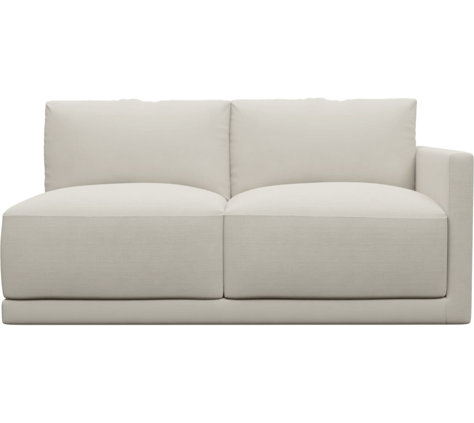 Haven Toorak Pearl Right Arm Facing 3 Seater Sofa Module color Toorak Pearl