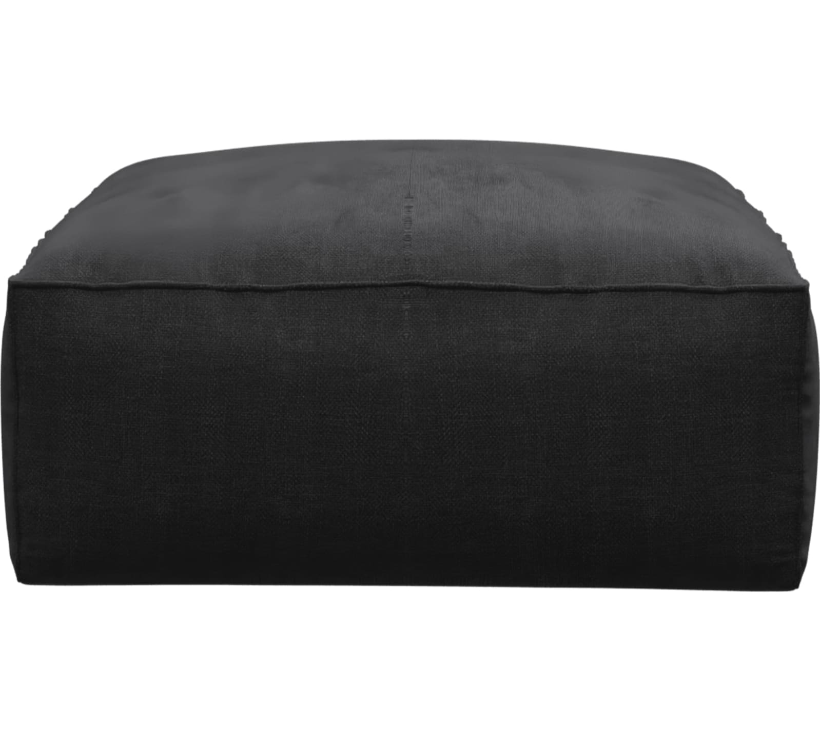 Riley Plaza Flint Grey Modular Big Ottoman color Plaza Flint Grey