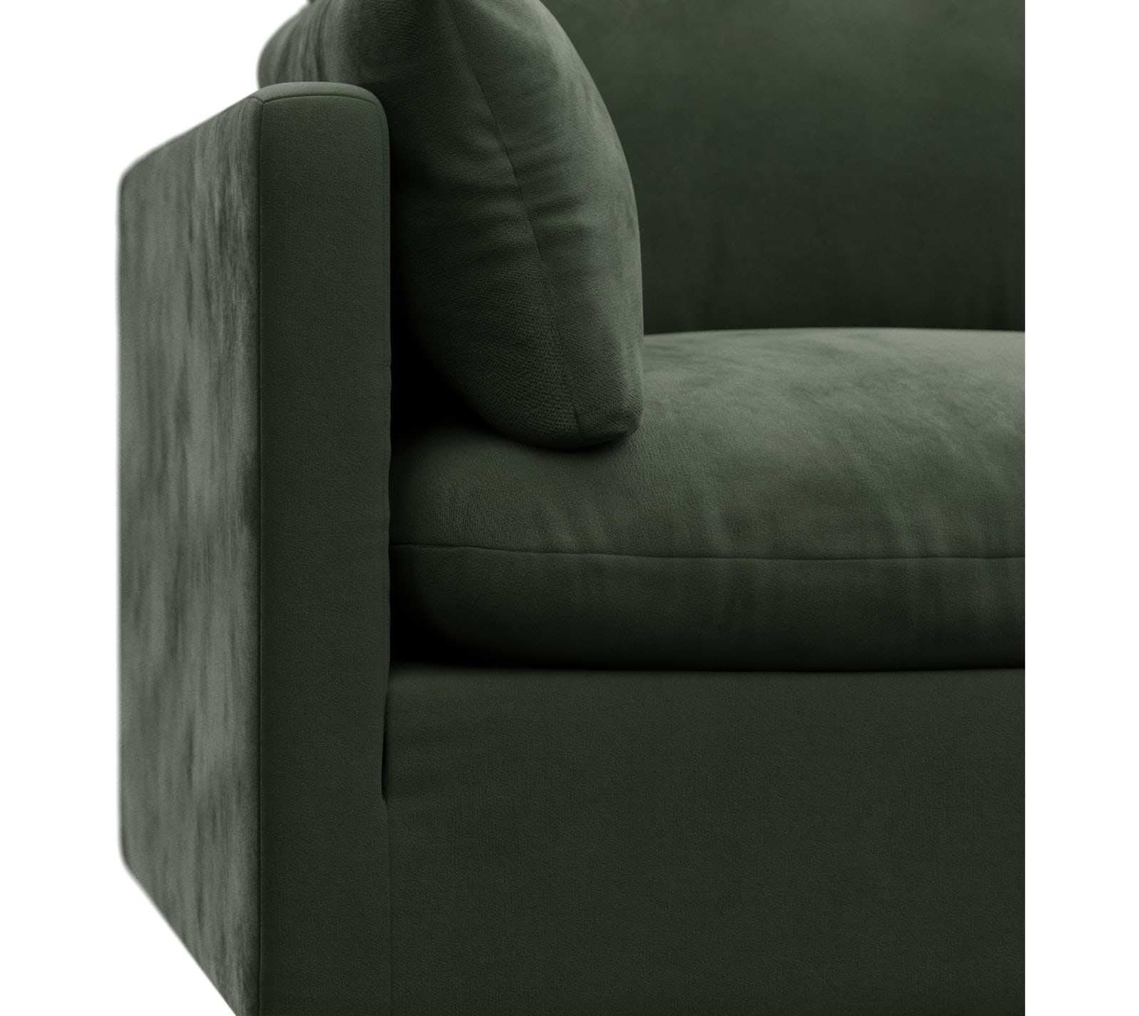 Willow Muse Forest Modular Sofa - 6 Seater RAF Terminal color Muse Forest