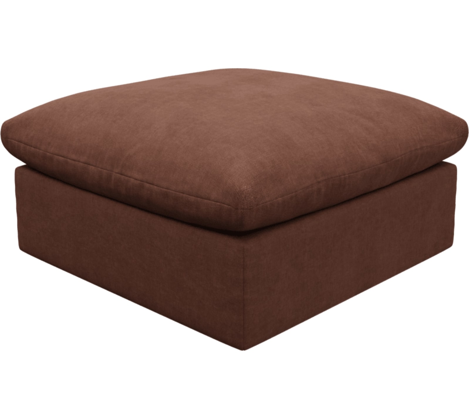 Willow Muse Rust Ottoman color Muse Rust