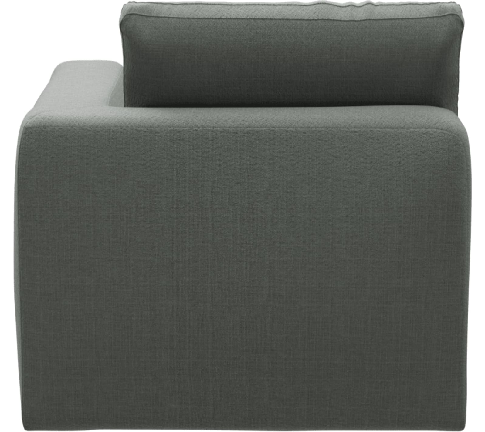 Cloud Deep Chaise Right Module Tribute Storm color Tribute Storm