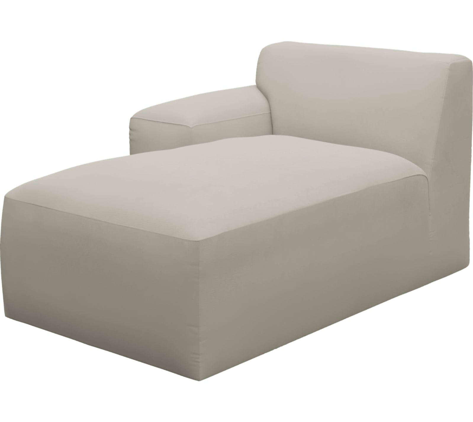 Copenhagen Isla Sea Pearl Left Arm Facing Chaise Module color Isla Sea Pearl