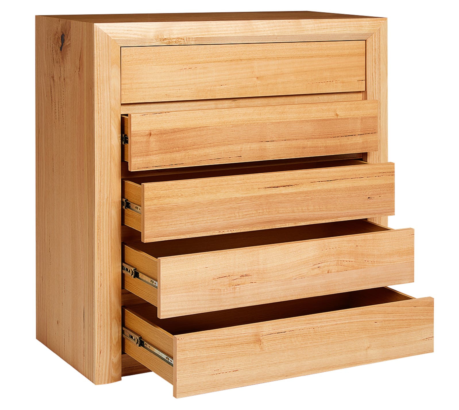 Shop Bellambi Natural Messmate Tallboy - 5 Drawer at Sleeping Giant ...