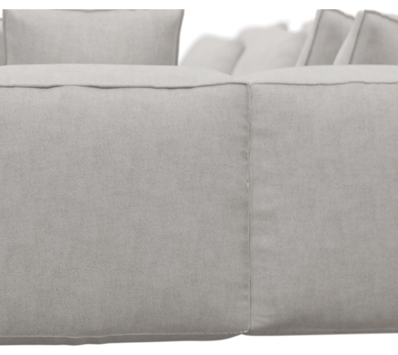 Riley Avon Mineral Modular Sofa - Arm, 2x Armless, Corner, Right Terminal color Avon Mineral