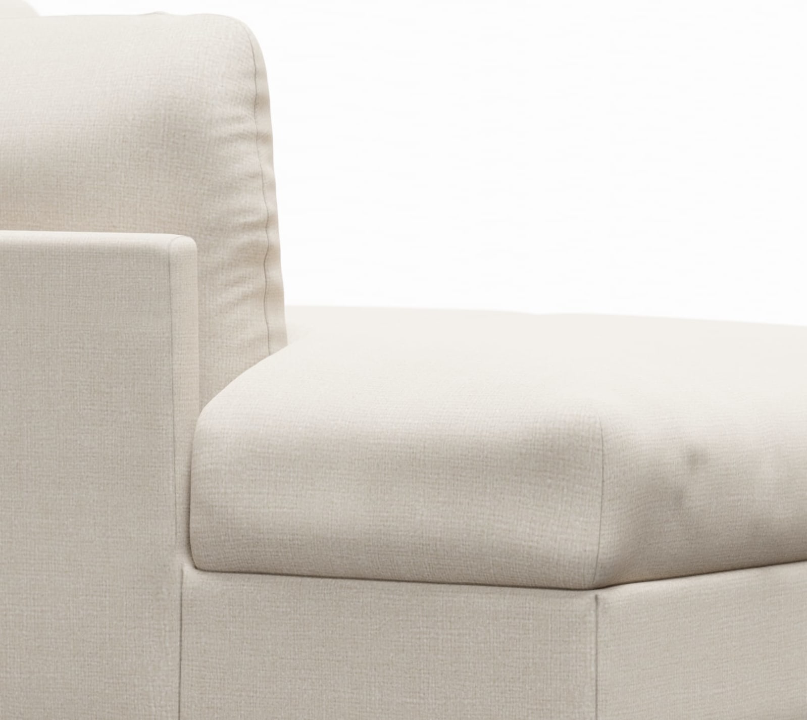 Finley Santa Fe Sand Left Arm Facing Chaise Module color Santa Fe Sand