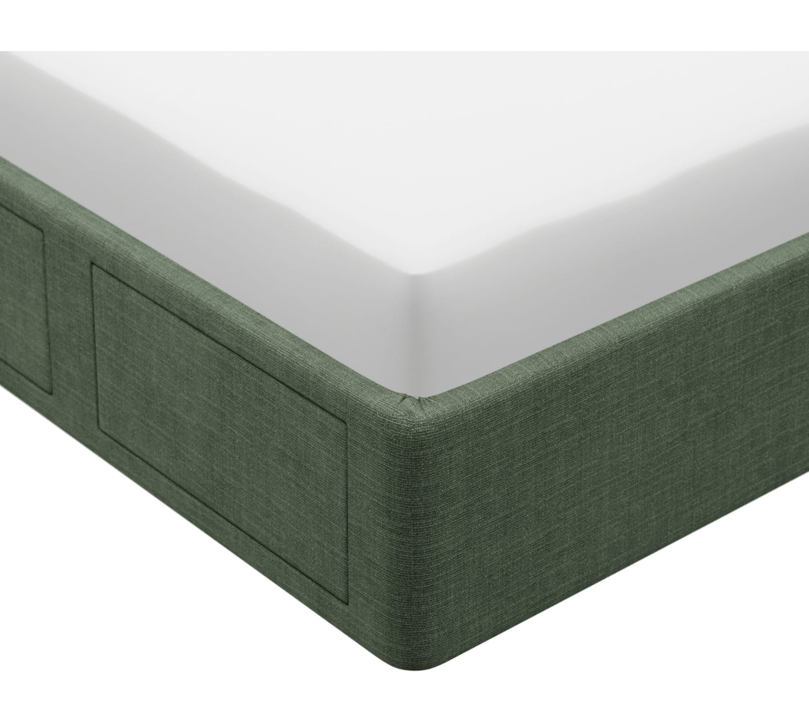 Zenith Storage Drawer Bed Base Tribute Dark Jade color Tribute Dark Jade