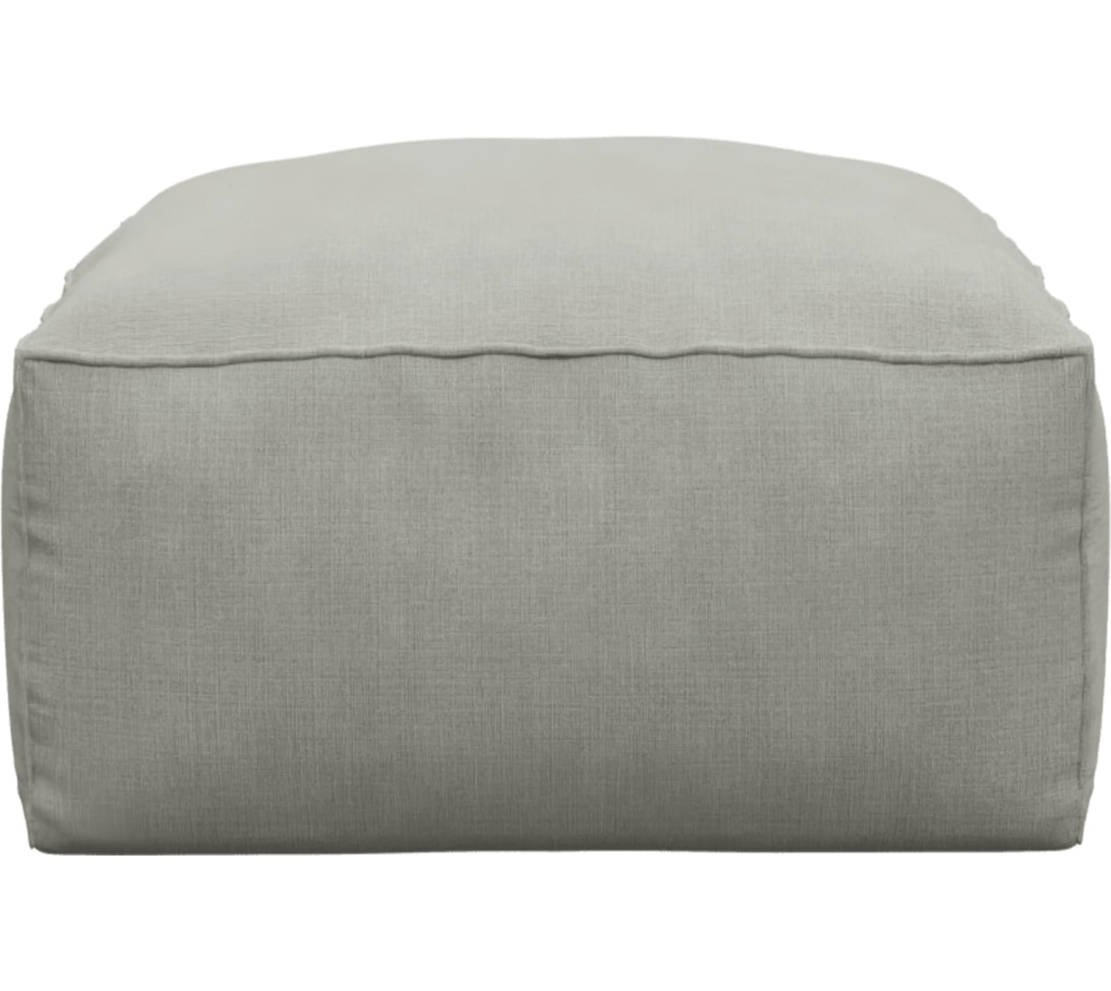 Riley Toorak Pebble Modular Small Ottoman color Toorak Pebble