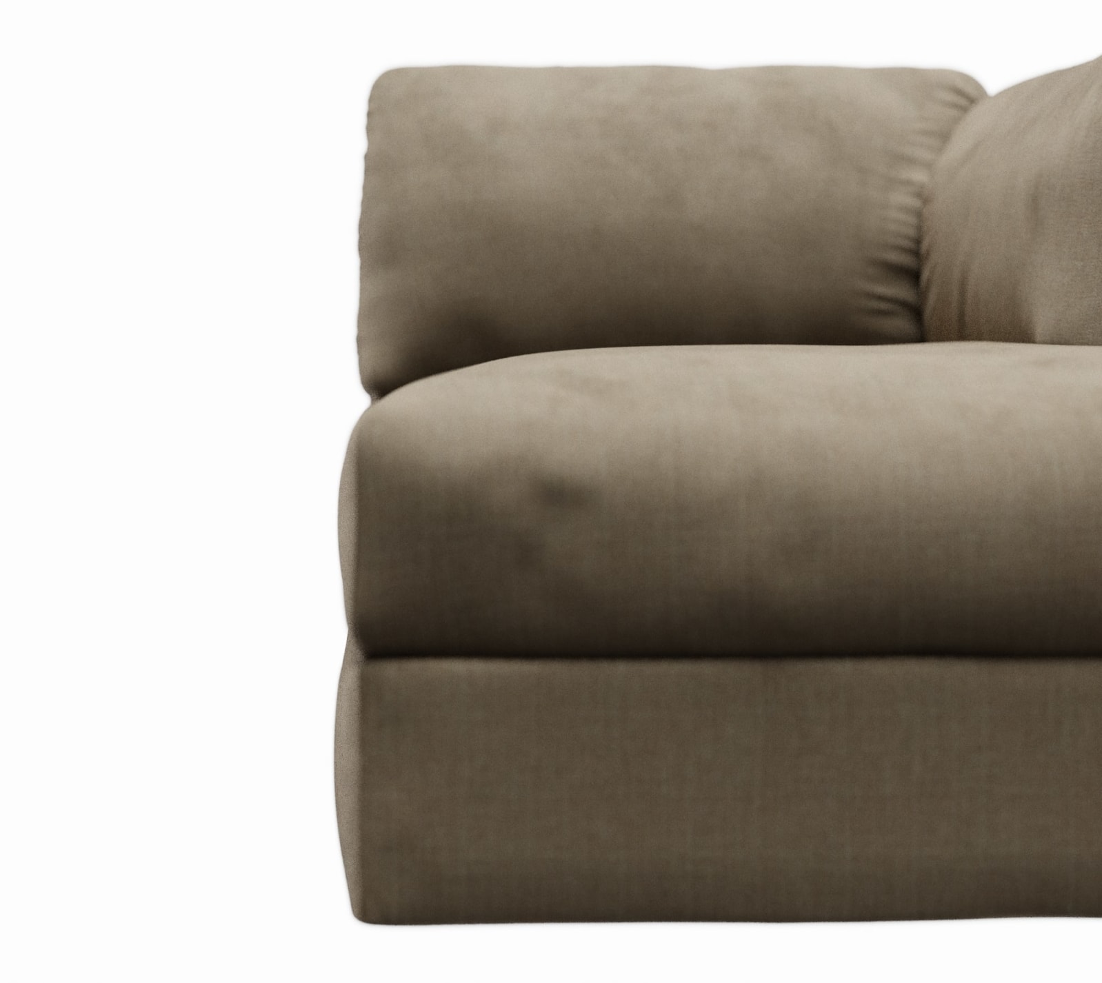 Finley Tribute Walnut Right Arm Facing Chaise Module color Tribute Walnut