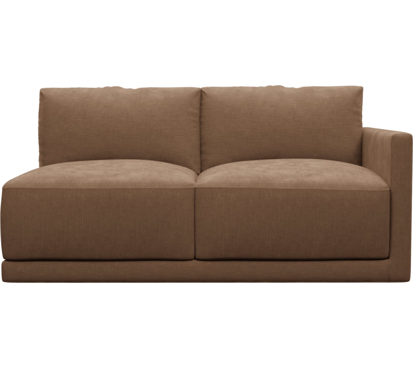 Haven Tribute Chestnut Right Arm Facing 3 Seater Sofa Module color Tribute Chestnut