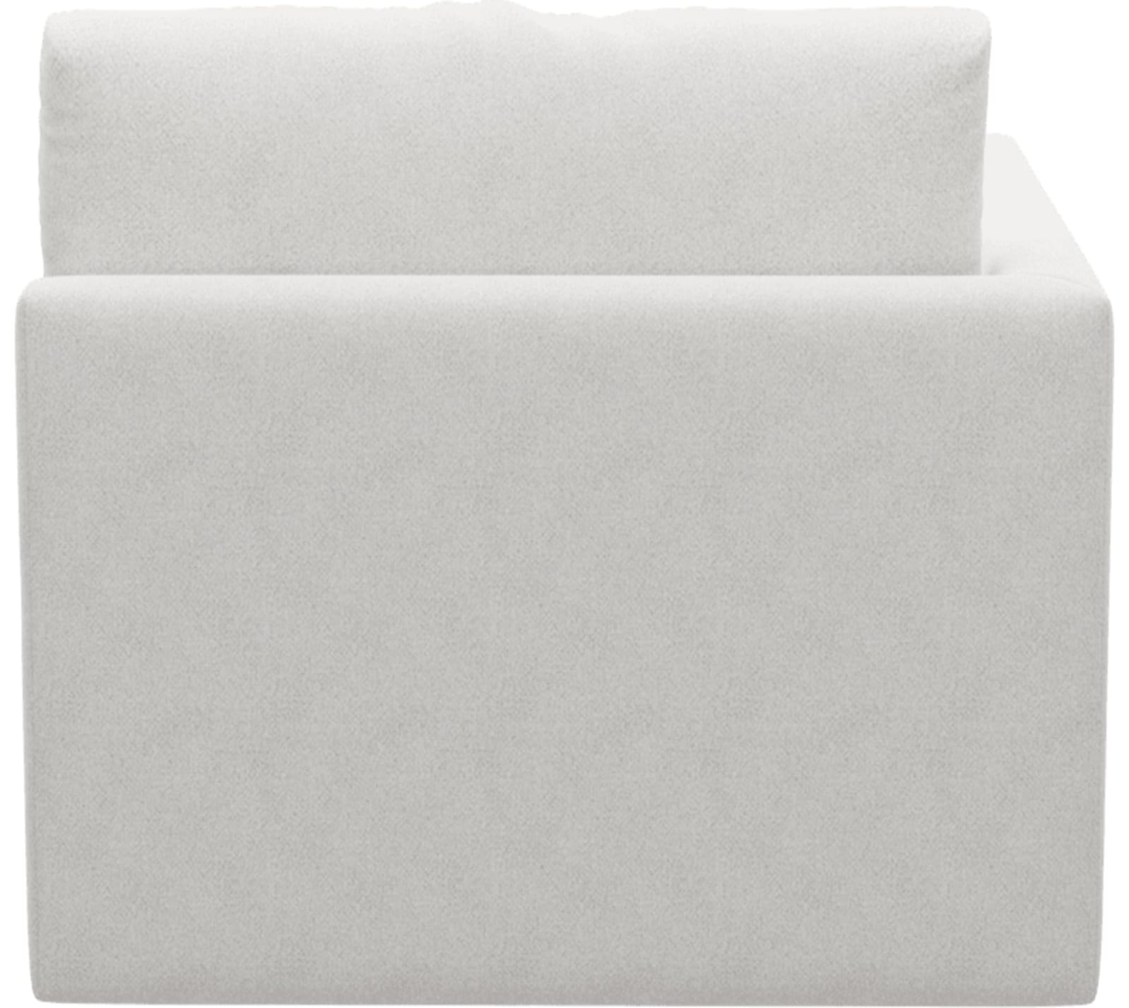 Haven Noa Fog Left Arm Facing Chair Sofa Module color Noa Fog