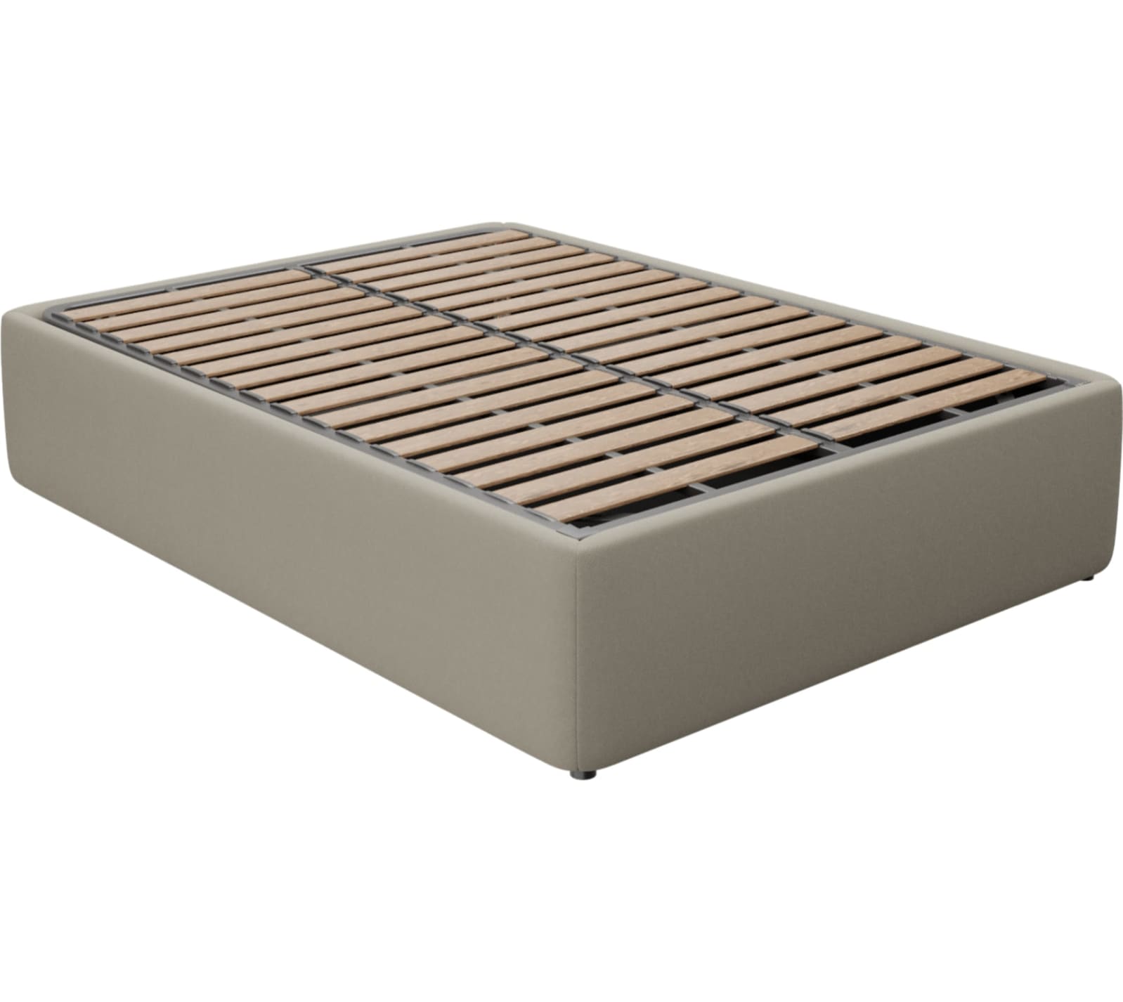 Leo Gas Lift Bed Base Plaza Natural color Plaza Natural