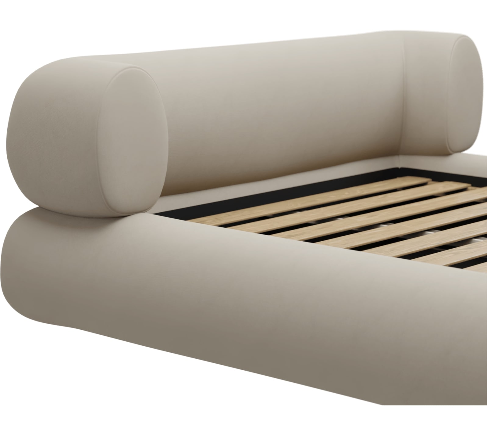 Frankie Bed Isla Sea Pearl color Isla Sea Pearl