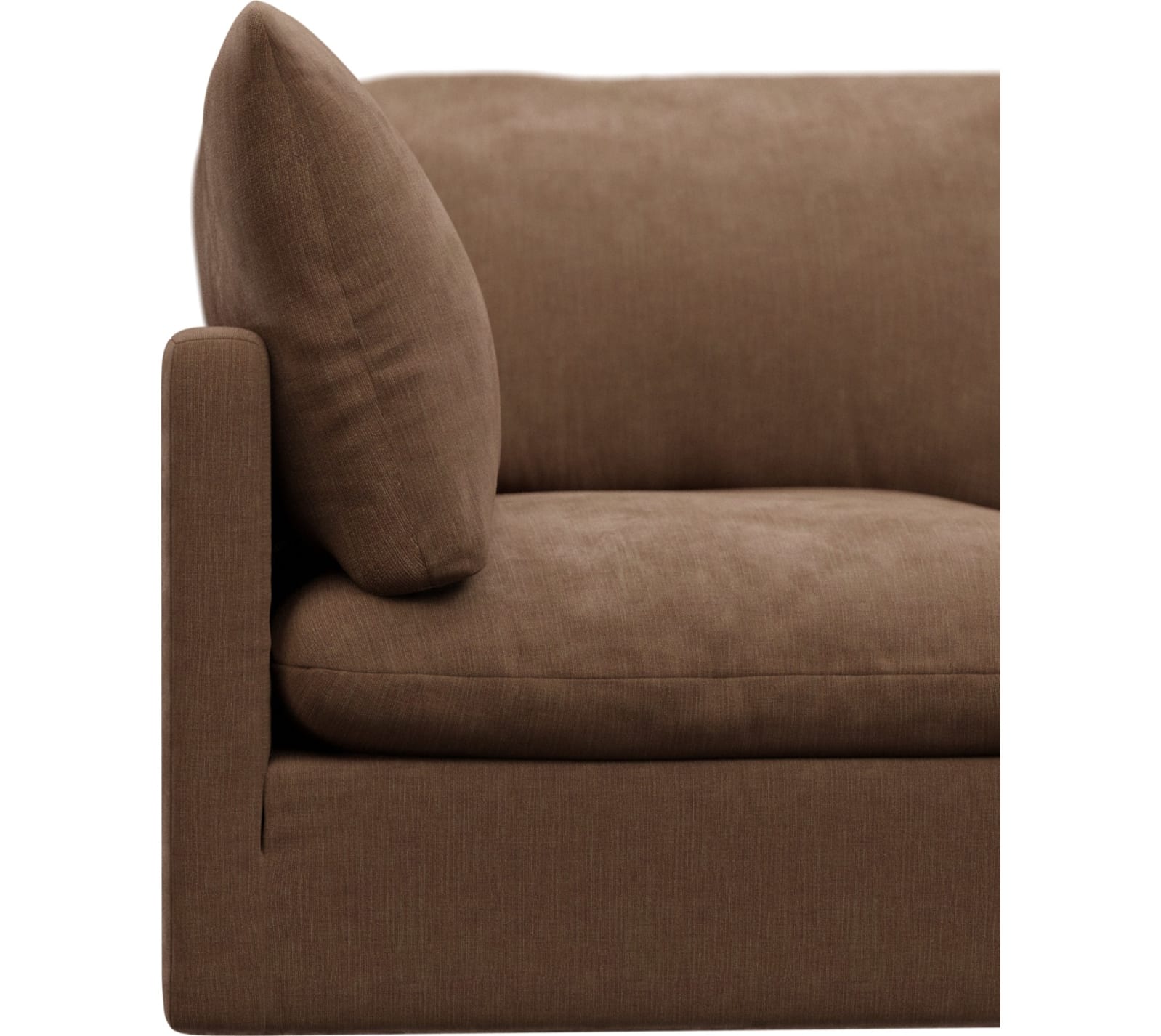 Willow Tribute Chestnut Corner Sofa Module color Tribute Chestnut