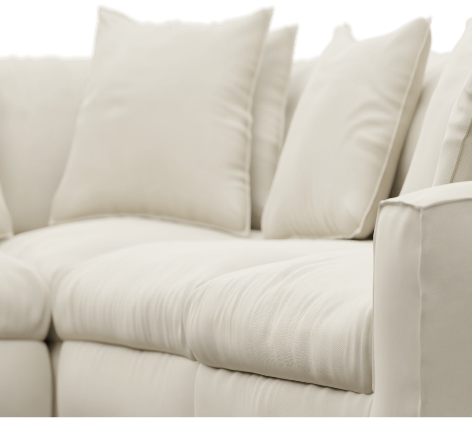 Tully Alpine Mist Modular Sofa - 5 Piece color Alpine Mist