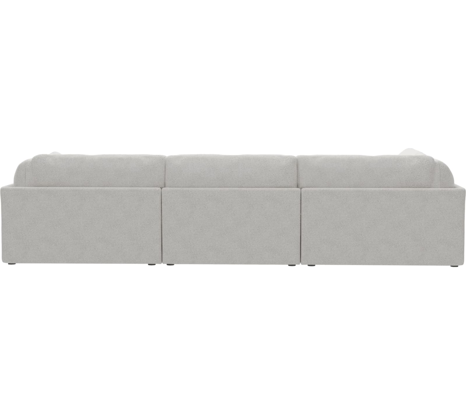 Finley Noa Fog Modular Sofa - 5 Seater LAF Terminal color Noa Fog