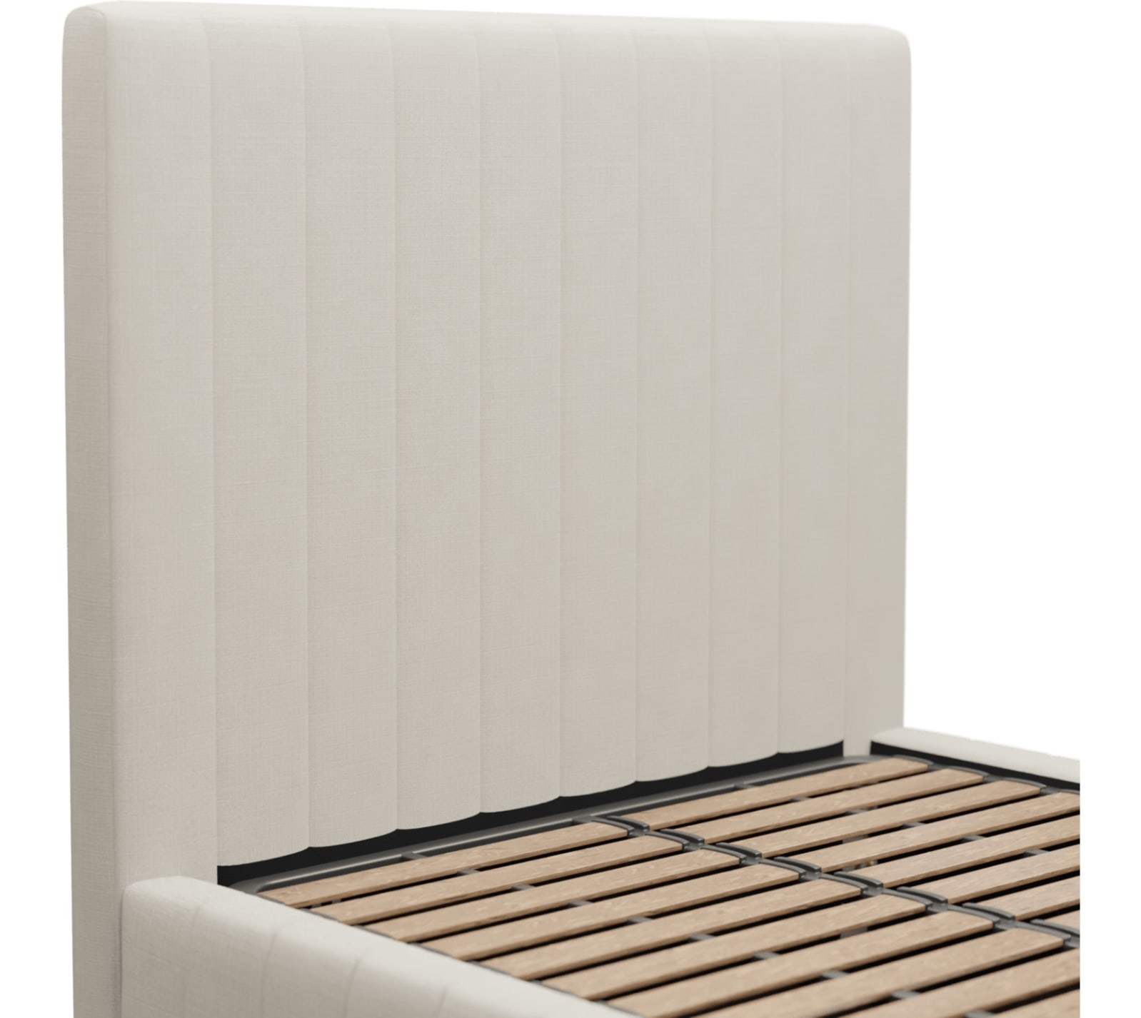 Brentwood Gas Lift Bed Toorak Pearl color Toorak Pearl