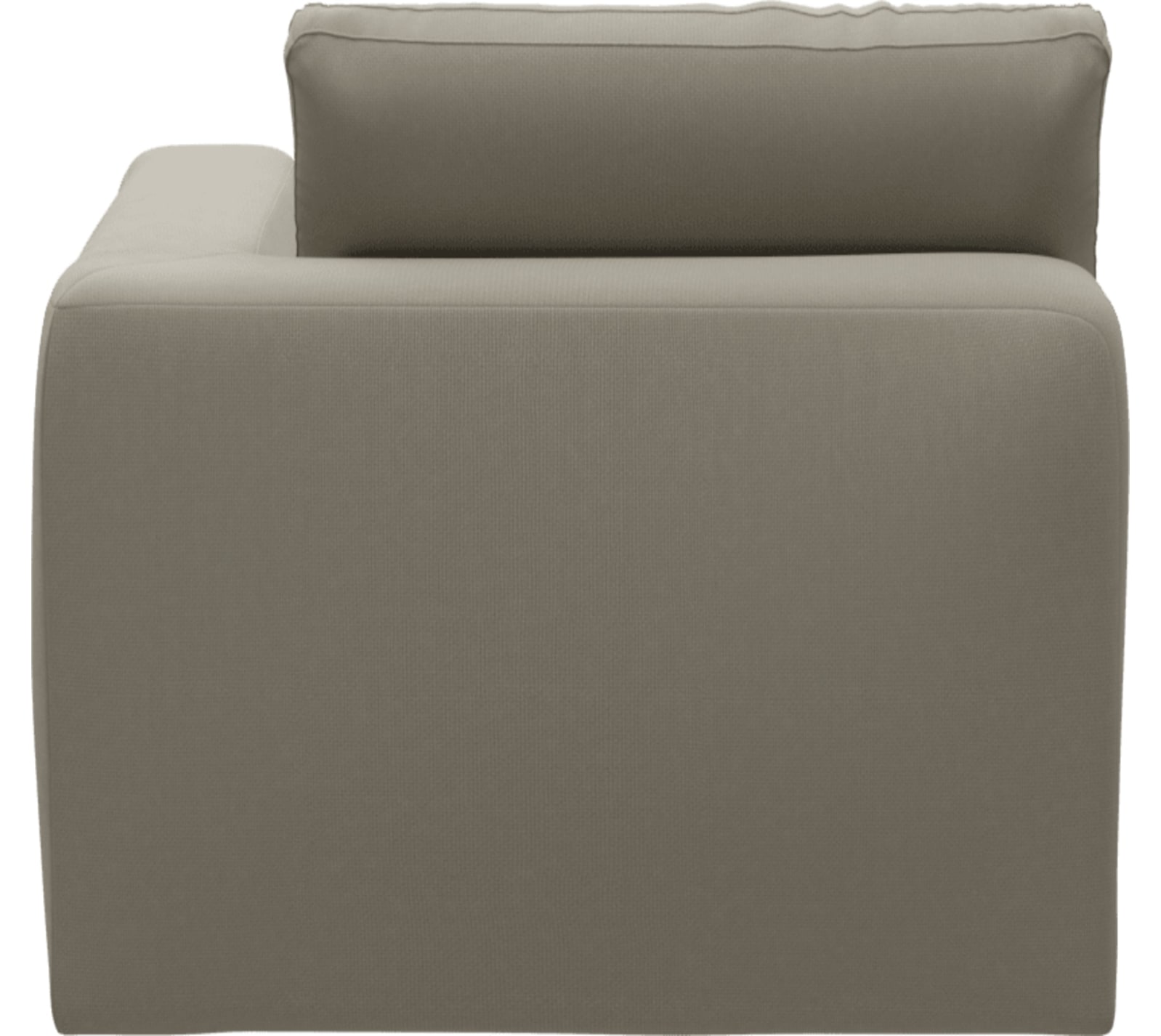 Cloud Deep Chaise Right Module Plaza Natural color Plaza Natural