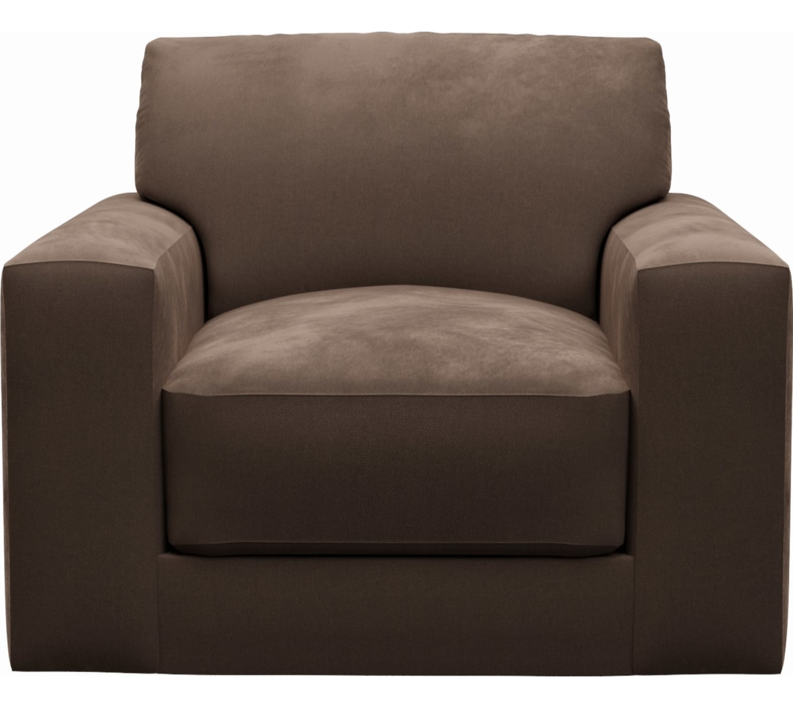 Monica Muse Chocolate Armchair color Muse Chocolate