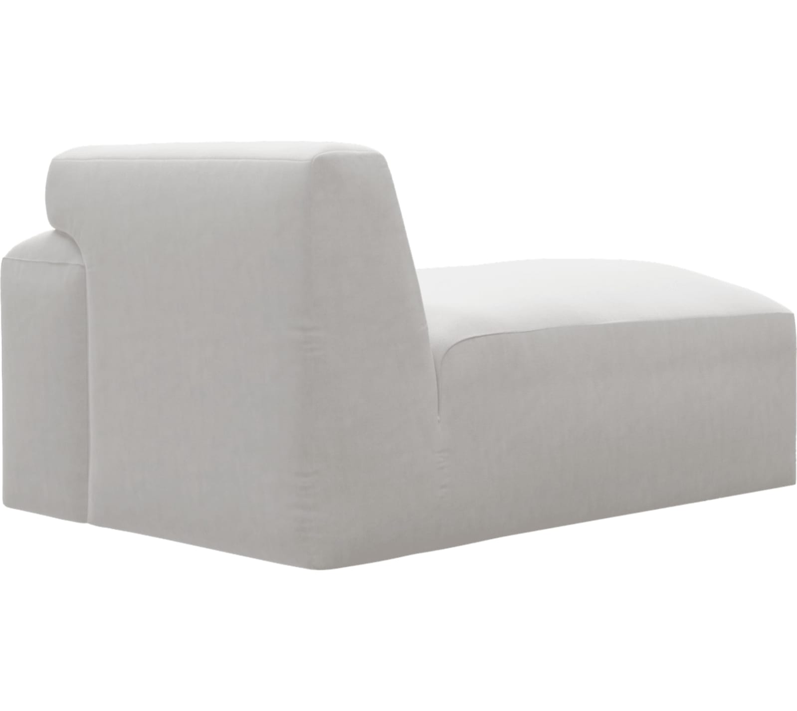 Copenhagen Muse Frost Right Arm Facing Chaise Module color Muse Frost