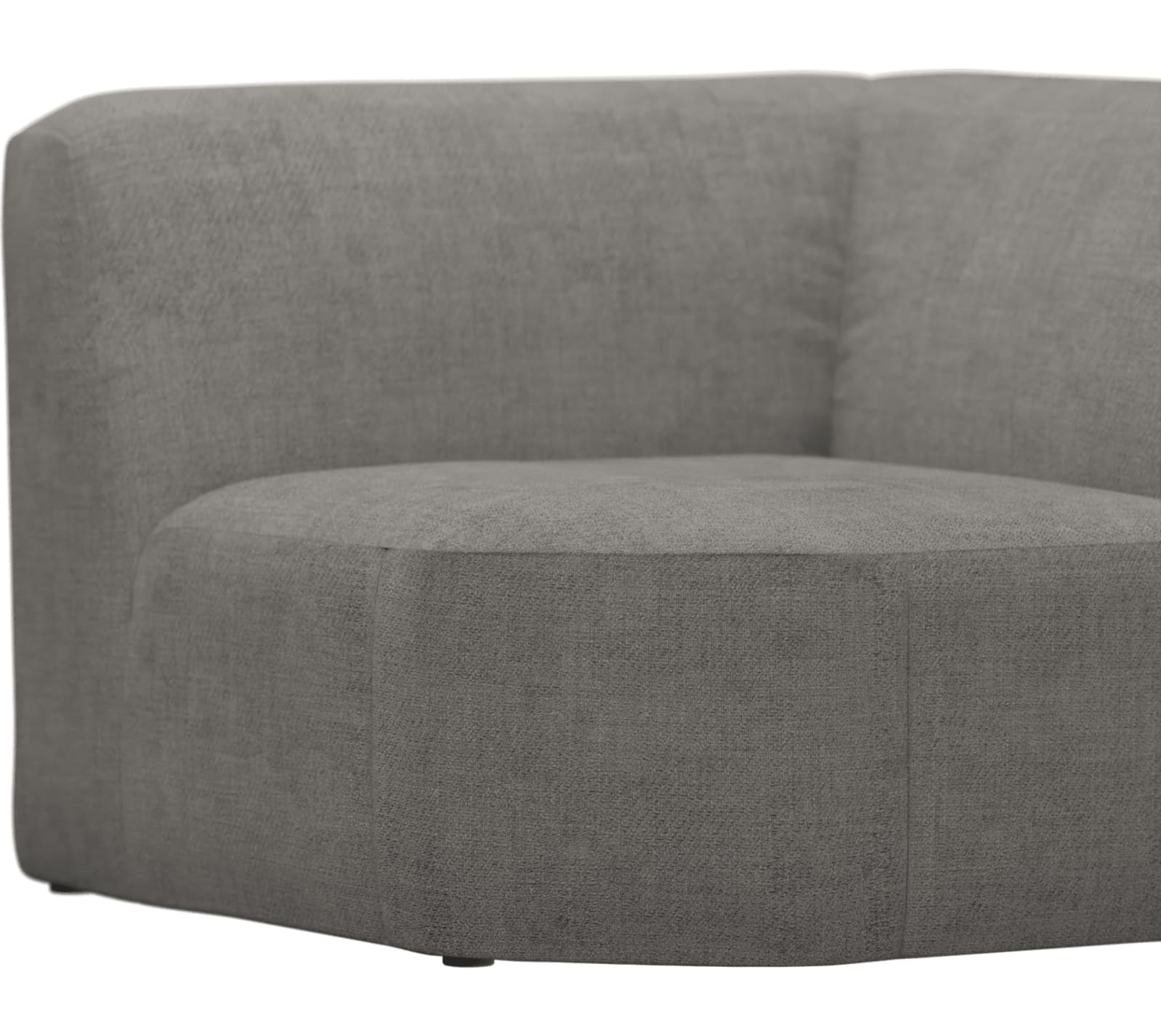 Copenhagen Isla Soft Grey Wedge Corner Chair Sofa Module color Isla Soft Grey