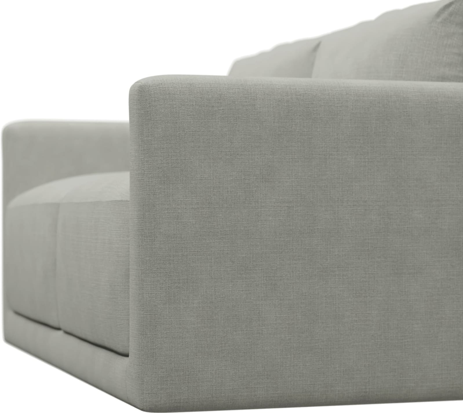 Haven Toorak Pebble Sofa - 2.5 Seater color Toorak Pebble