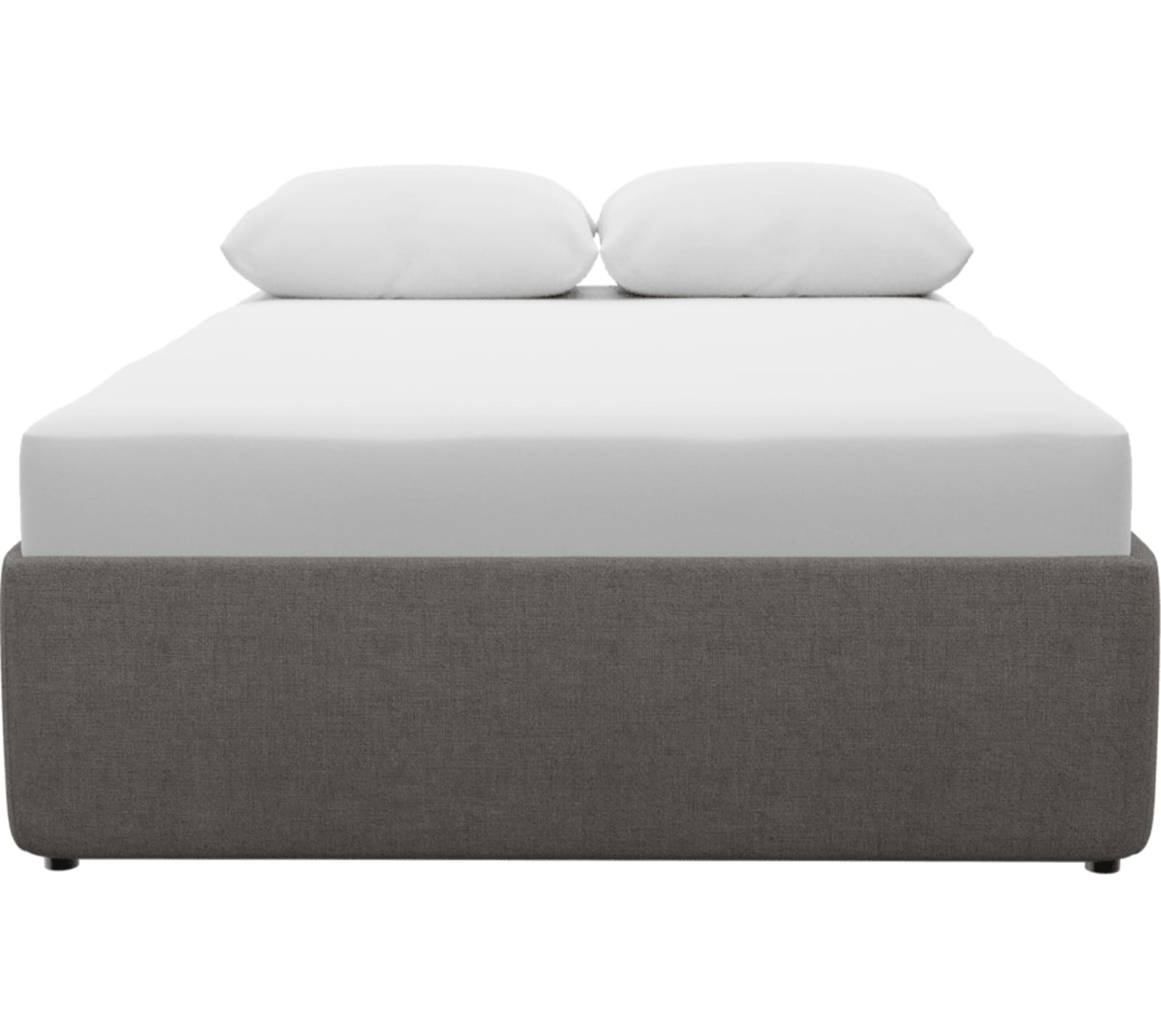 Leo Bed Base Isla Soft Grey color Isla Soft Grey