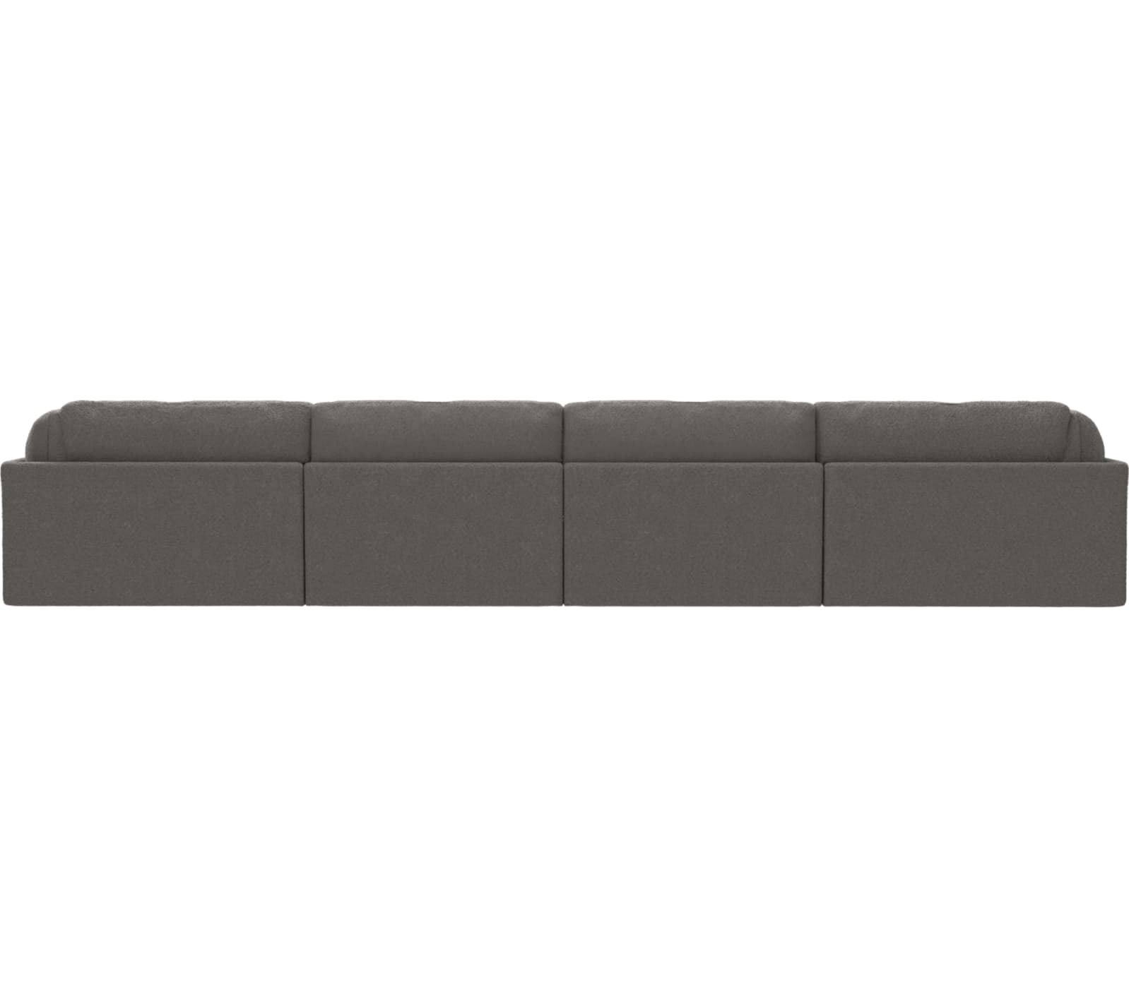 Finley Boucle Pumice Modular Sofa - 4 Seater color Boucle Pumice