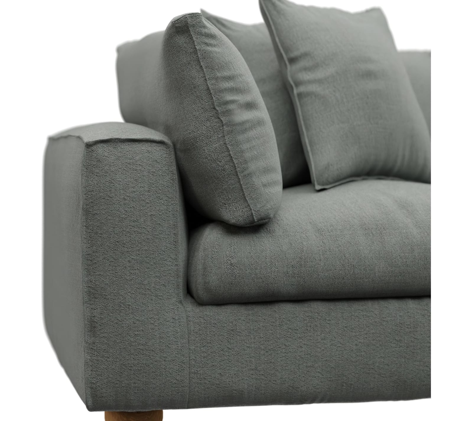 Tully Tribute Storm Corner Sofa Chair Module color Tribute Storm