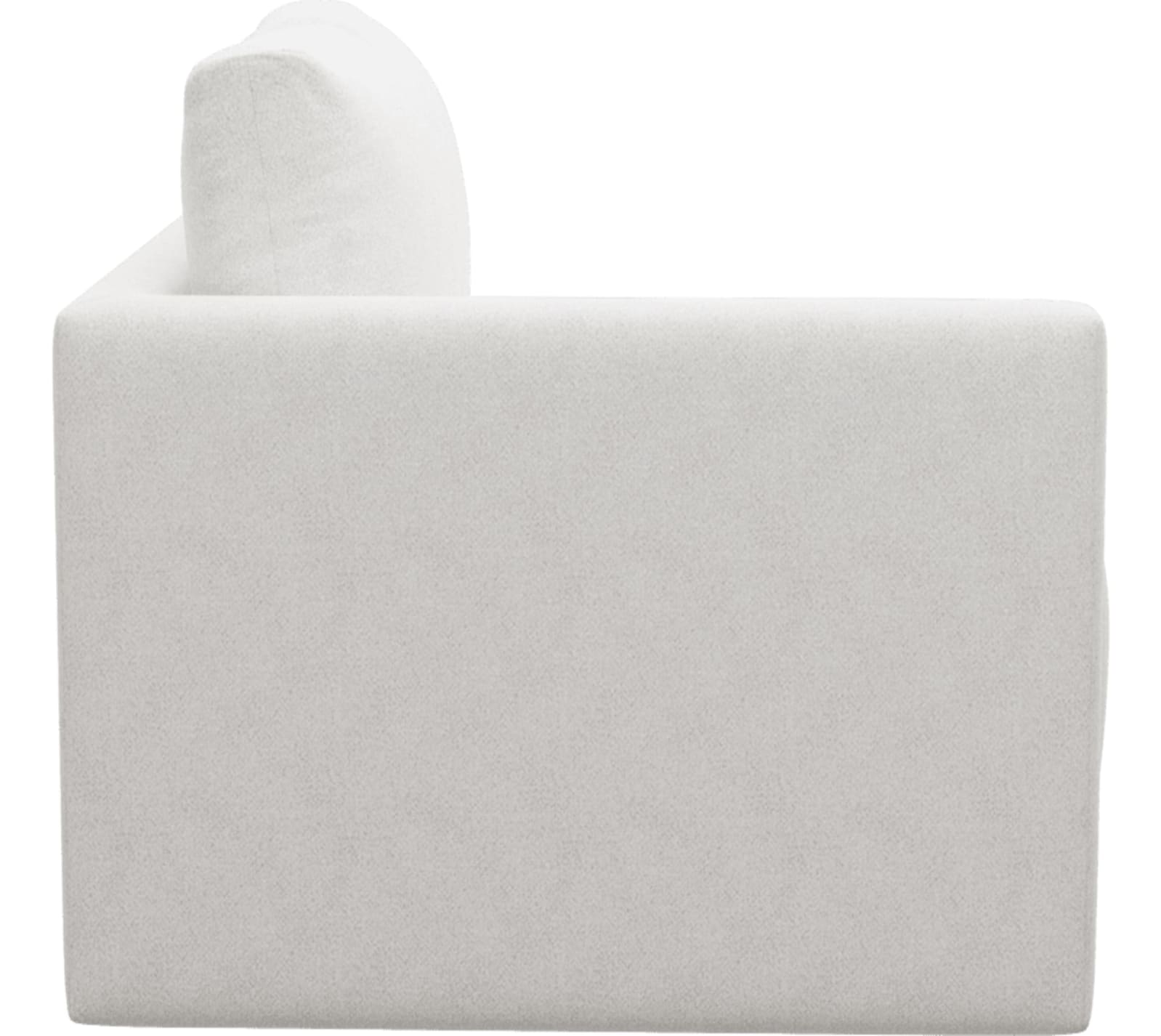 Haven Noa Fog Left Arm Facing Chair Sofa Module color Noa Fog