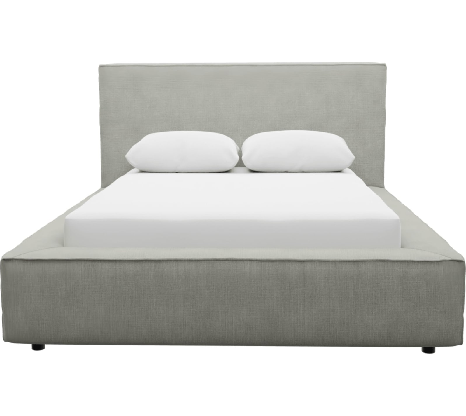 Riley Bed Frame Toorak Pebble color Toorak Pebble