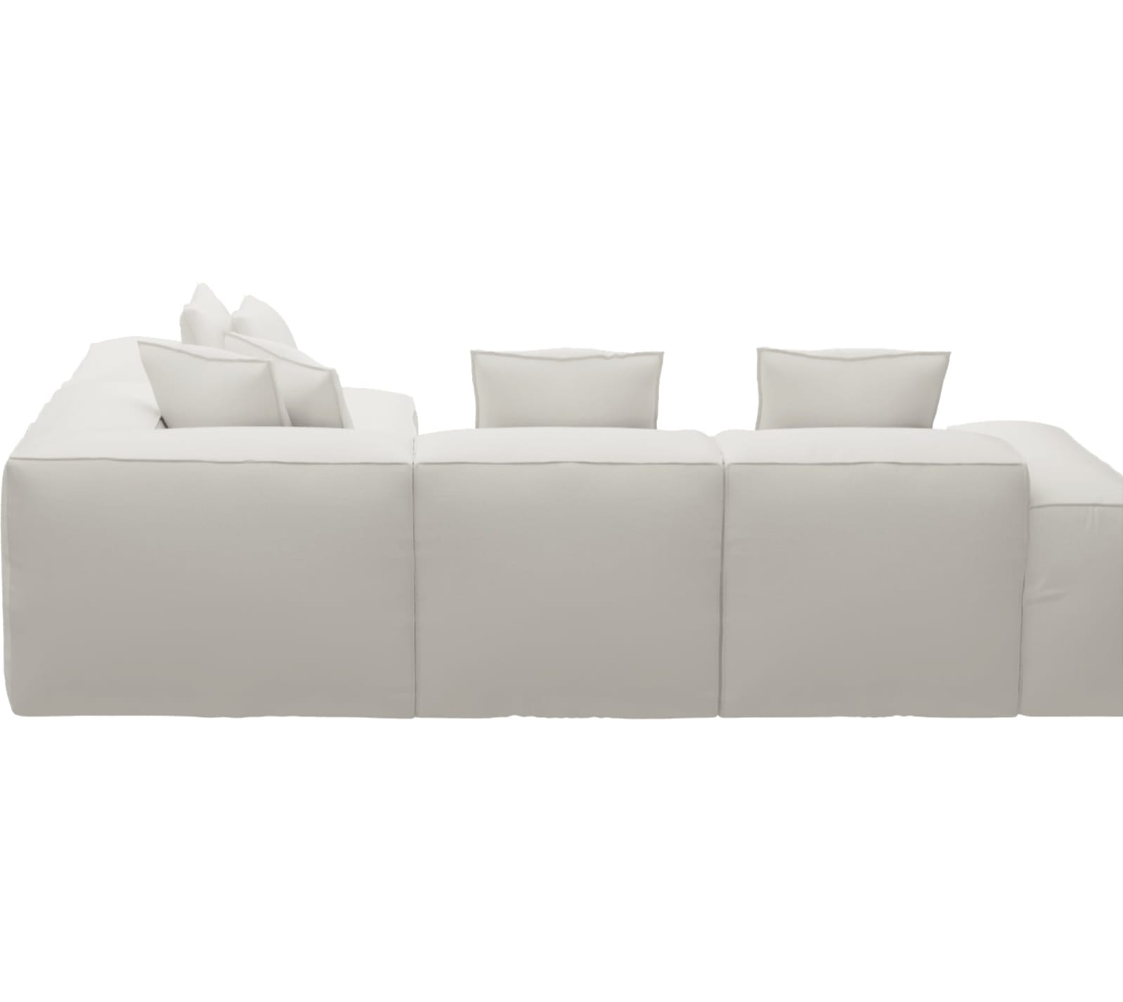 Riley Tribute Ice Modular Sofa - Arm, 2x Armless, Corner, Right Terminal color Tribute Ice