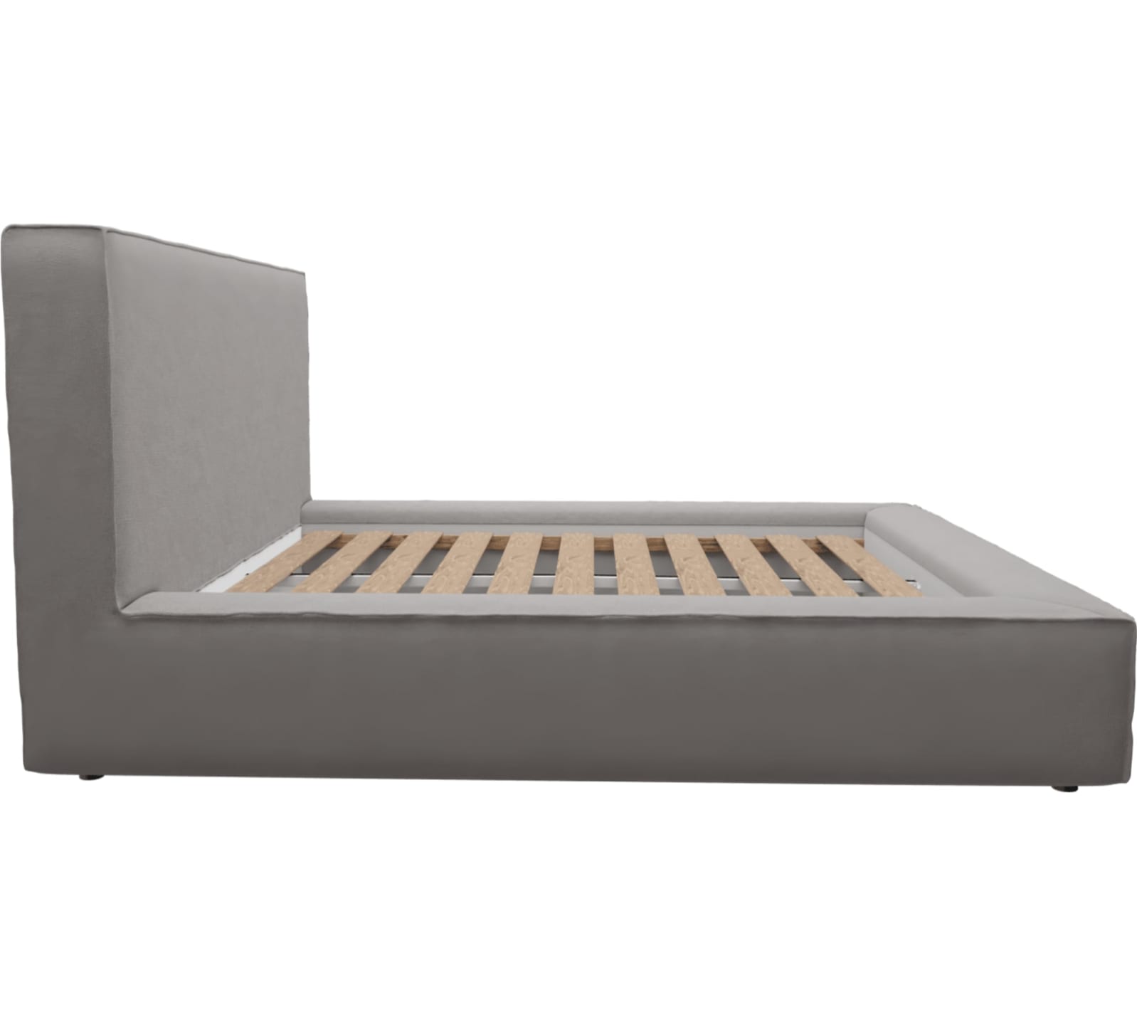 Riley Bed Frame View Steel color View Steel