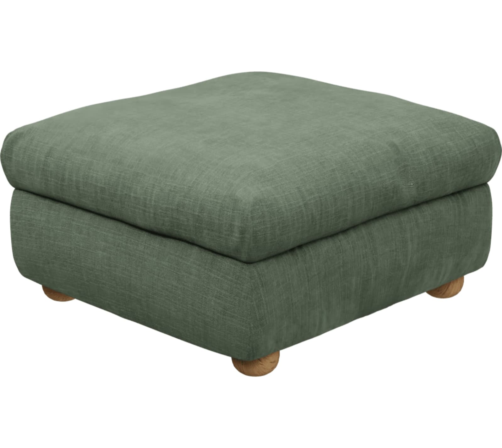Tully Tribute Dark Jade Ottoman color Tribute Dark Jade