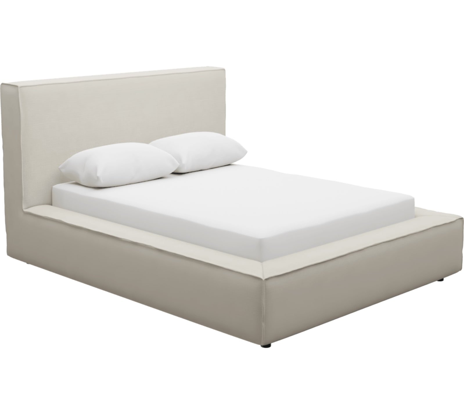 Riley Bed Frame Toorak Pearl color Toorak Pearl