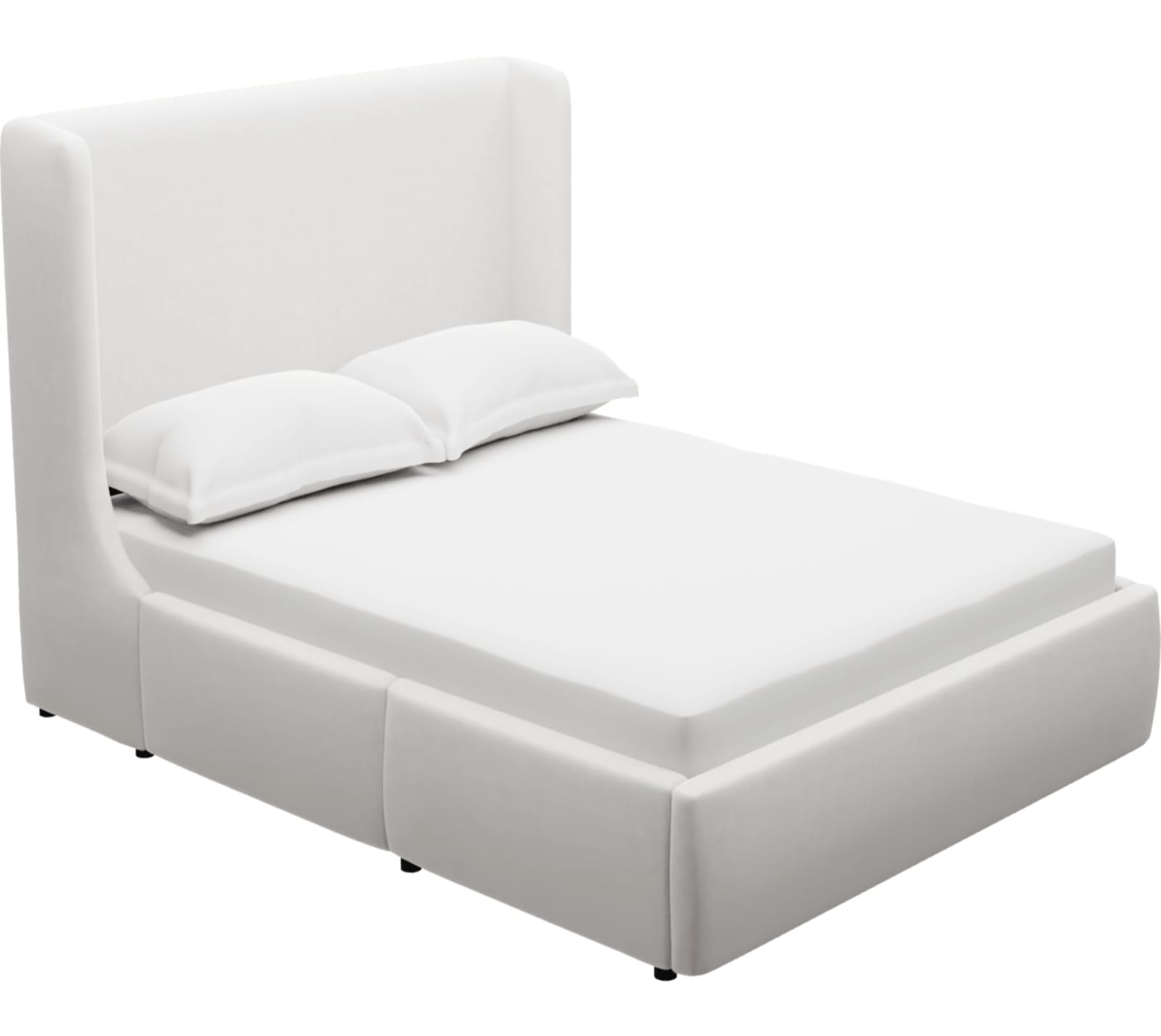 Lucy Drawer Bed Muse Frost color Muse Frost
