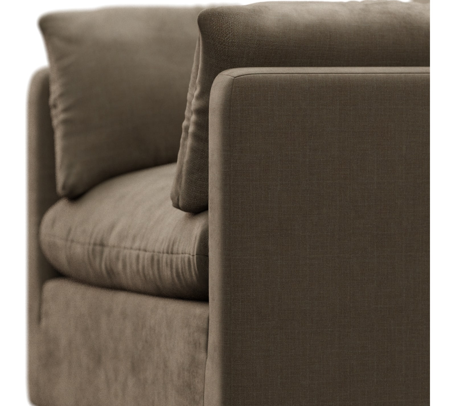 Willow Tribute Walnut Armchair color Tribute Walnut