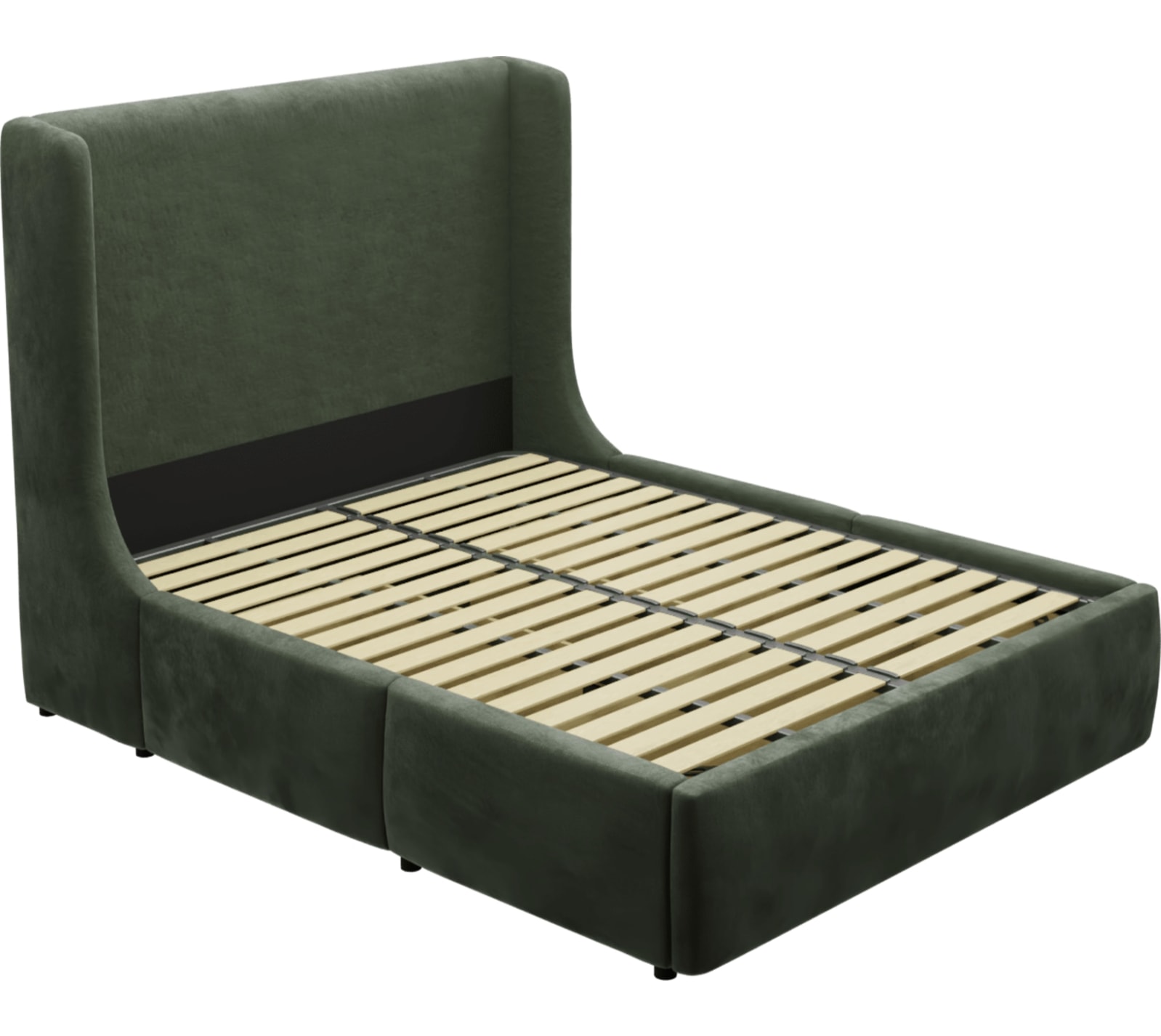 Lucy Drawer Bed Muse Forest color Muse Forest