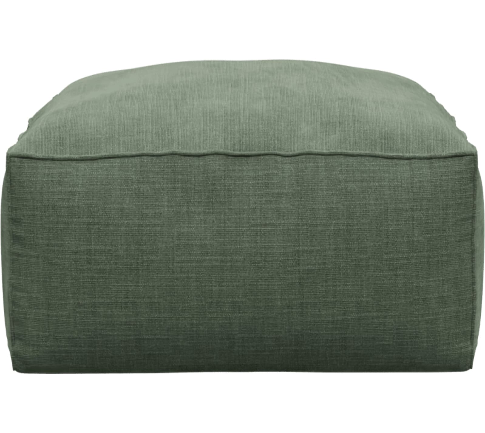Riley Tribute Dark Jade Modular Small Ottoman color Tribute Dark Jade