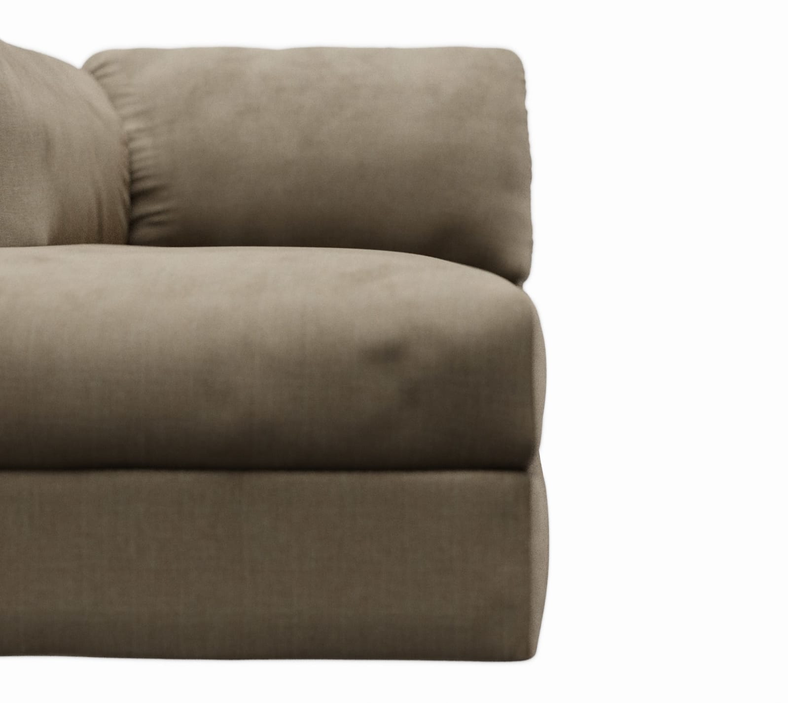 Finley Tribute Walnut Left Arm Facing Chaise Module color Tribute Walnut