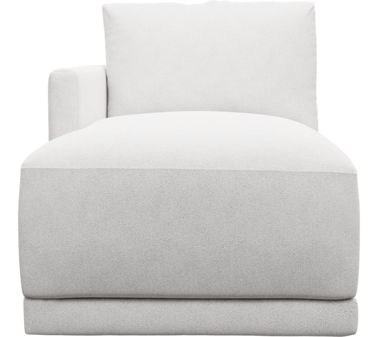 Haven Noa Fog Left Arm Facing Chaise Module color Noa Fog