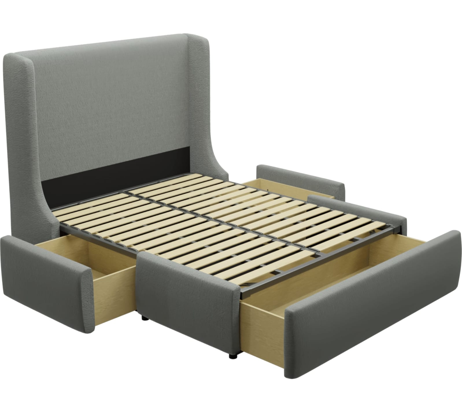 Lucy Drawer Bed Tribute Storm color Tribute Storm