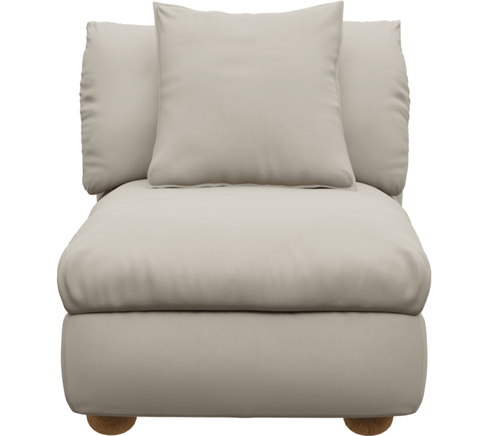 Tully Sofa Modules Slip Covers Isla Sea Pearl color Isla Sea Pearl