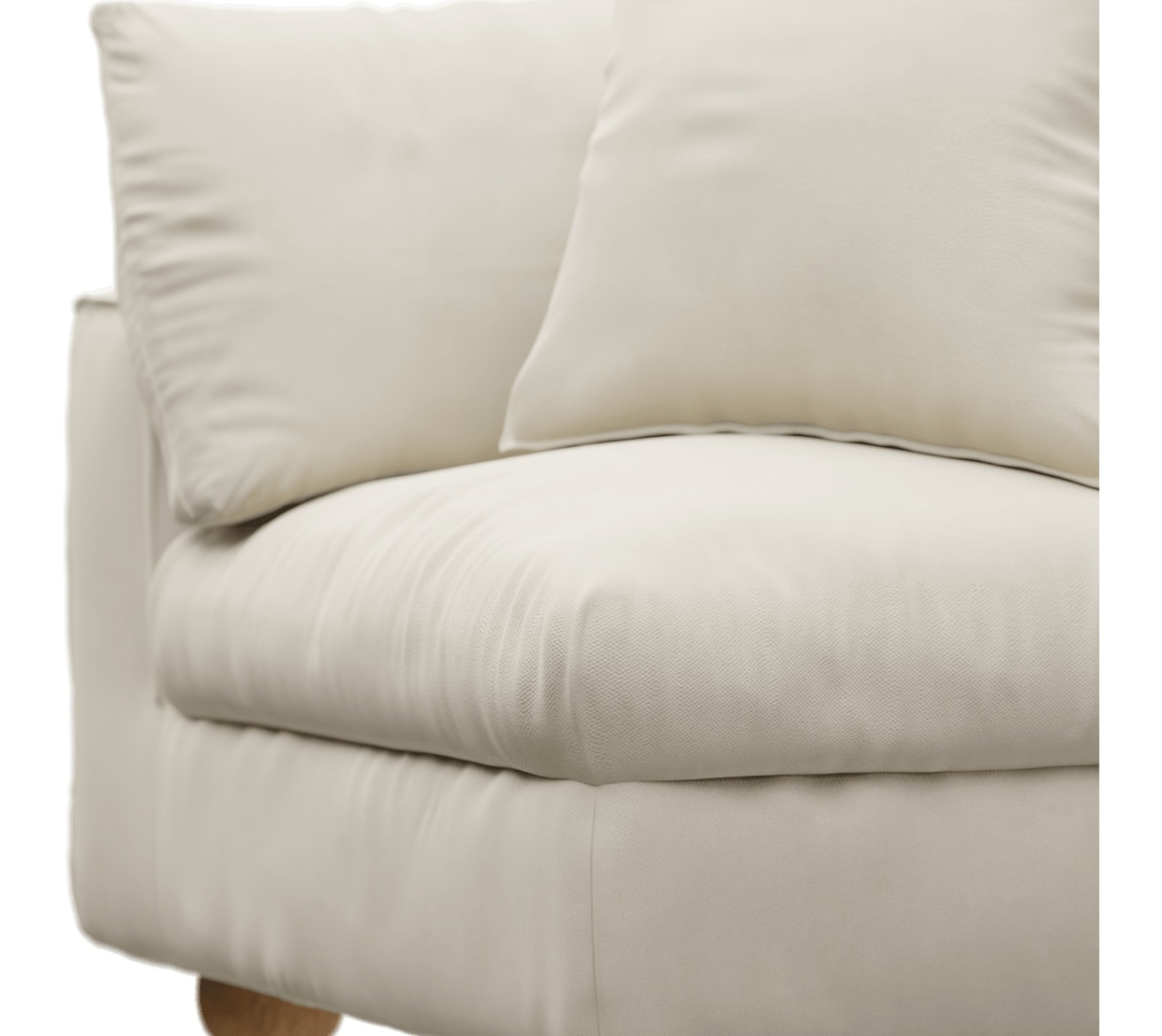 Tully Alpine Mist Corner Sofa Chair Module color Alpine Mist