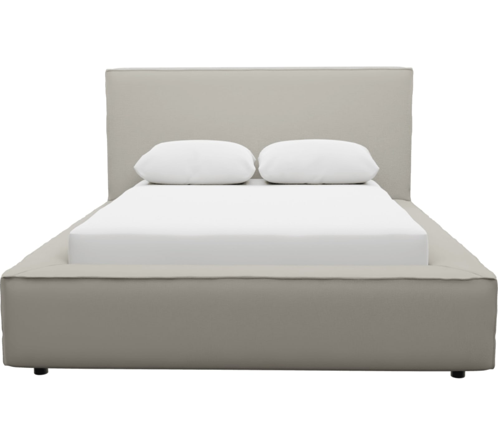 Riley Bed Frame View Cream color View Cream