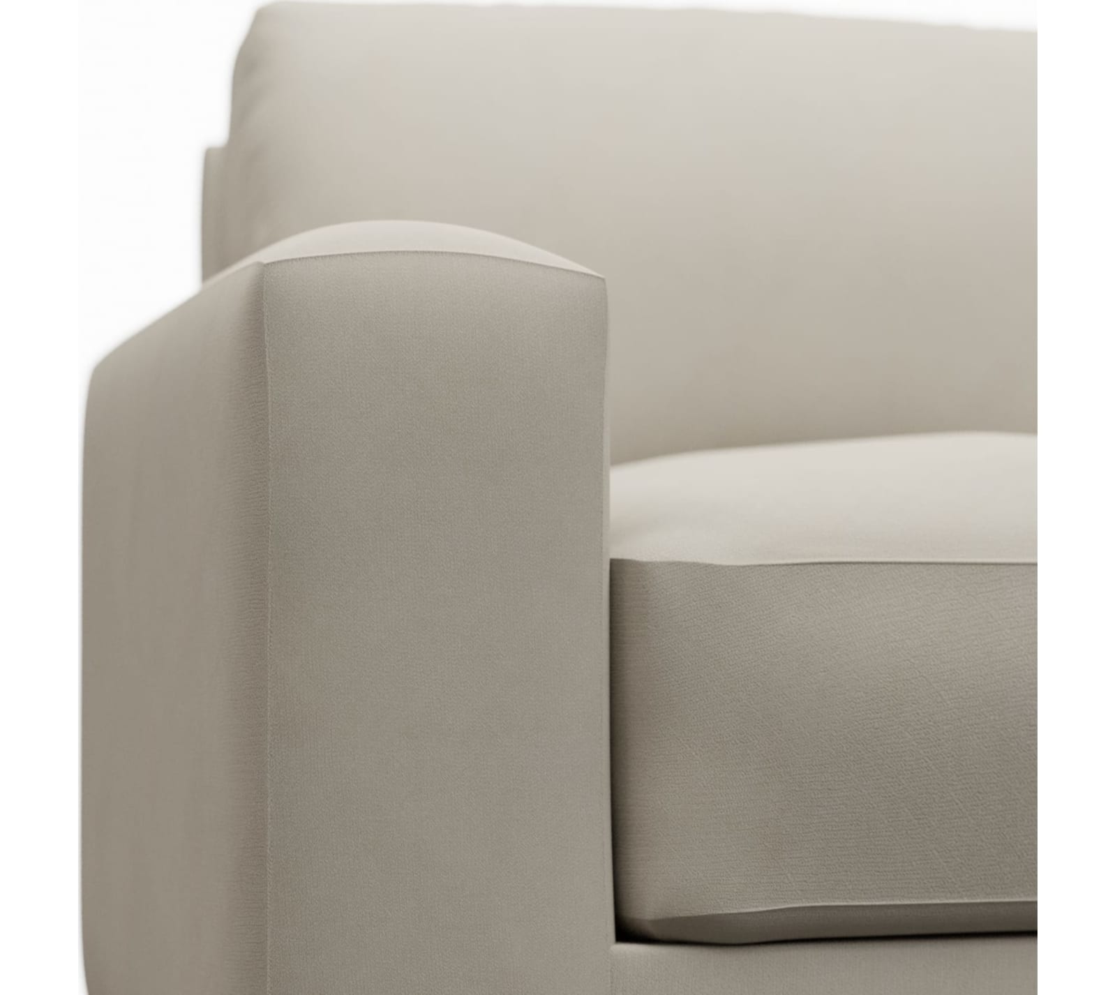 Monica Isla Sea Pearl Armchair color Isla Sea Pearl