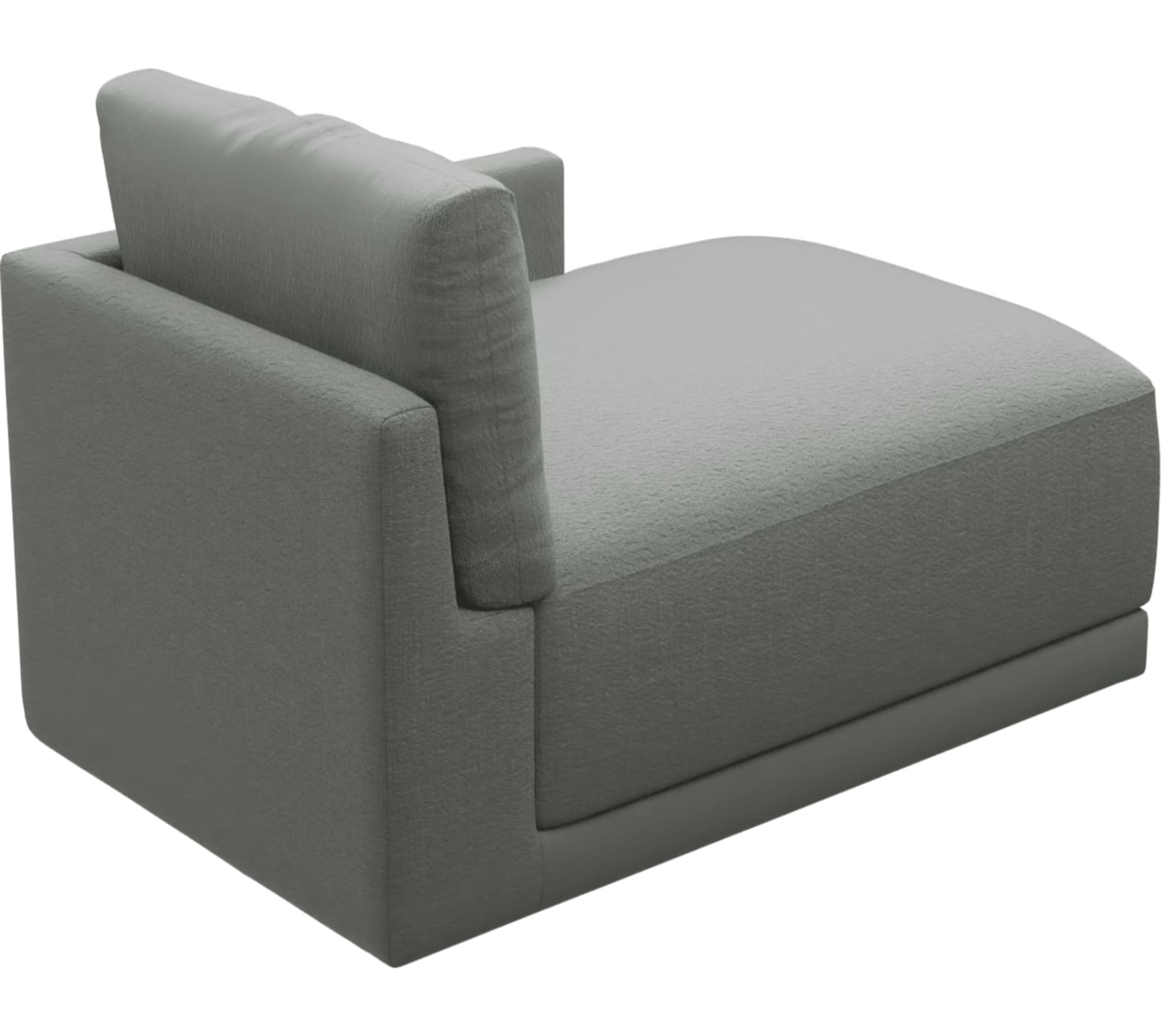 Haven Tribute Storm Right Arm Facing Chaise Module color Tribute Storm