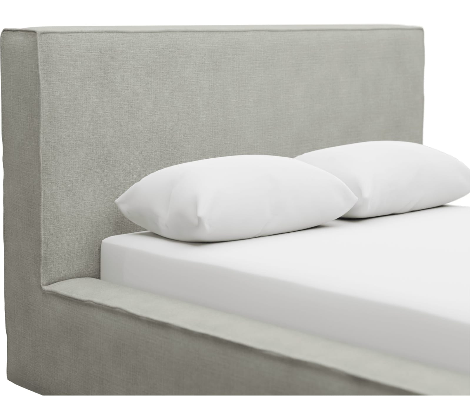 Riley Bed Frame Toorak Pebble color Toorak Pebble
