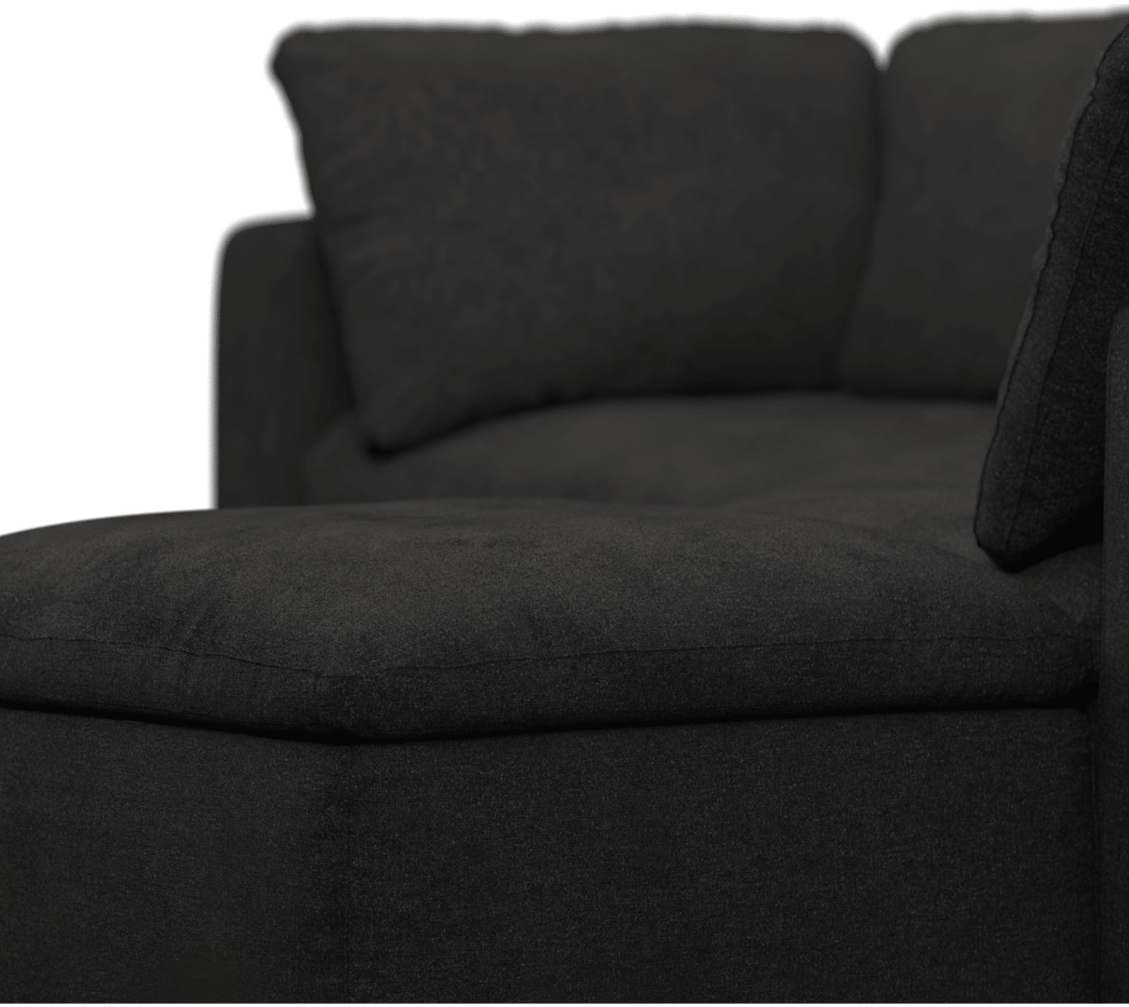 Cloud Deep California Charcoal Modular Sofa - 5 Piece color California Charcoal