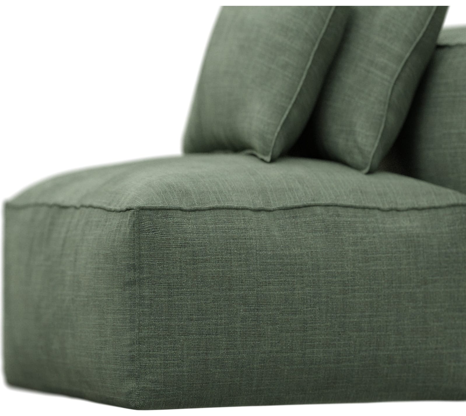 Riley Tribute Dark Jade Module Armless color Tribute Dark Jade